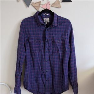Lucky Brand True Indigo Flannel Shirt